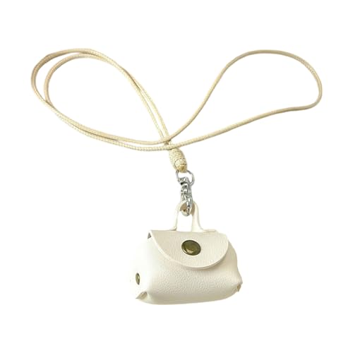 THINCAN Bunte PU Leder Halskette Tasche Anhänger Halskette Für Frauen Frühling Inspiriert Long Neck Gurt Mit Dopaminfarben Frauenschmuck von THINCAN