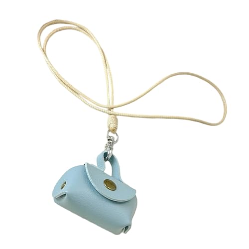 THINCAN Bunte PU Leder Halskette Tasche Anhänger Halskette Für Frauen Frühling Inspiriert Long Neck Gurt Mit Dopaminfarben Frauenschmuck von THINCAN