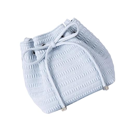 THINCAN Eimerbeutel Für Frauen Crossbody Geldbörsen Mit Kordel Damen Abendbeutel Leder Clutches Geldbörse Handtasche Satchel Schulterhandtaschen von THINCAN