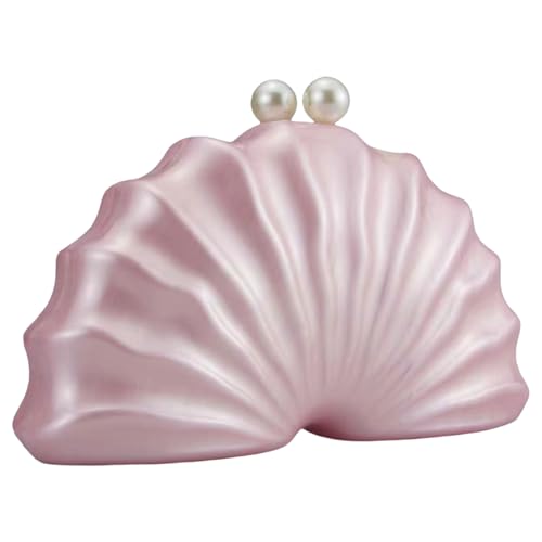 THINCAN Einzigartige Muschelform Acryl Geldbörse Stilvolles Accessoire Für Frauen Abendbeutel Umhängetaschen Hochzeitsempfänge Und Galas Stilvolles Accessoire Frauen von THINCAN