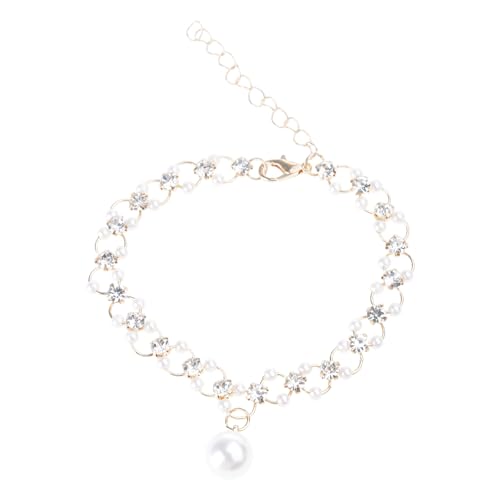 THINCAN Elegante Perlen Armband Halskette Elegante Kettenarmbandlegierung Textur Perfekt Für Alltägliche Verschleiß Und Besondere Anlässe Abendveranstaltung Halskette von THINCAN