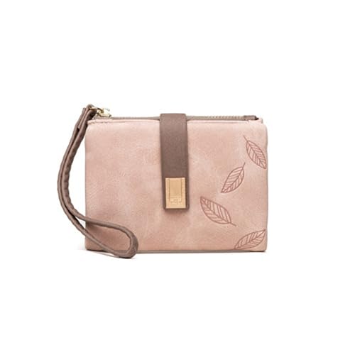 THINCAN Frauen Brieftasche Wristlet BIFOLD Wallets PU Leder Geldbeutel Dünne Kurze Brieftasche Kleine BIFOLD Cash Card Halterbeutel Kompakte Damen Geldbeutel von THINCAN