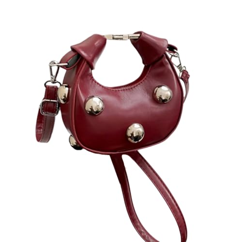 THINCAN Frauen Retro Botenbag Pu Leder Schulter Crossbody Tasche Kleine Handtasche Einfache Einkäufe Dating Alltag Frauen Retro Schulter Crossbody Pu Leder Messenger Für Täglich von THINCAN