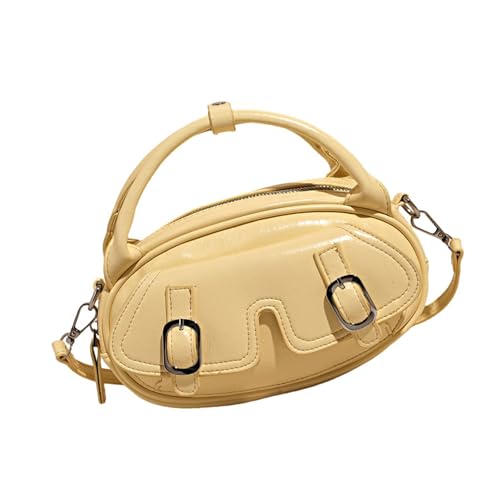 THINCAN Frauen Tasche Feste Farb Umhängetasche Top PU Leder Crossbody Einfache Handtasche Modes Messenger PU Leder Crossbody Für Frauen Die Schulter Einfache Handtasche Pendeln von THINCAN