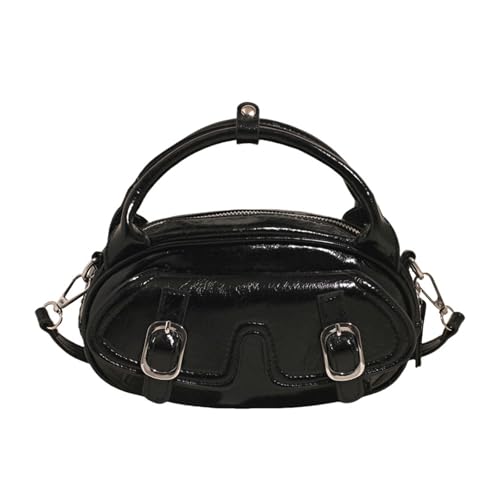 THINCAN Frauen Tasche Feste Farb Umhängetasche Top PU Leder Crossbody Einfache Handtasche Modes Messenger PU Leder Crossbody Für Frauen Die Schulter Einfache Handtasche Pendeln von THINCAN