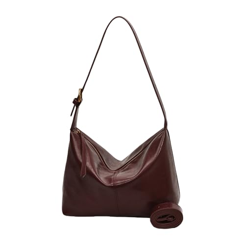 THINCAN Frauen Tasche Große Kapazität Umhängetasche Einkaufen Winter Crossbody Handtasche Retro Messenger Für Alltägliche Frauen Winter Schulter Arbeit Großer Kapazität Crossbody von THINCAN