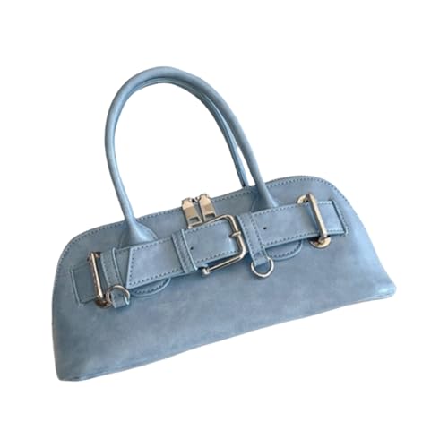 THINCAN Frauen Umhängetasche Trendy Crossbody Messengers Bag PU Leder Handtasche Stylish Bowling Shopping Dating Frauen Schulter Trend Crossbody Messenger PU Leder Handtasche Bowling von THINCAN