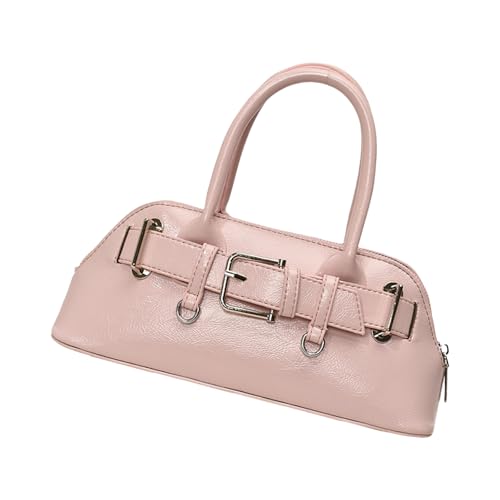 THINCAN Frauen Umhängetasche Trendy Crossbody Messengers Bag PU Leder Handtasche Stylish Bowling Shopping Dating Frauen Schulter Trend Crossbody Messenger PU Leder Handtasche Bowling von THINCAN