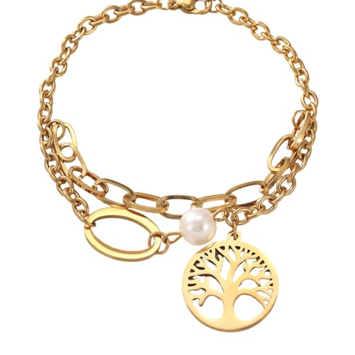 THINCAN Frauenbäume des Perlen Armband Exquisites Frauenarmband Mit Bäumen Von Lebensmotiven Und Perlen Für Parteien Hochwertiges Accessoires THINCAN Frauenbäume des Perlen Armband Exquisites Frauenarmband Mit Bäumen Von Lebensmotiven Und Perlen Für Parteien Hochwertiges Accessoires von THINCAN