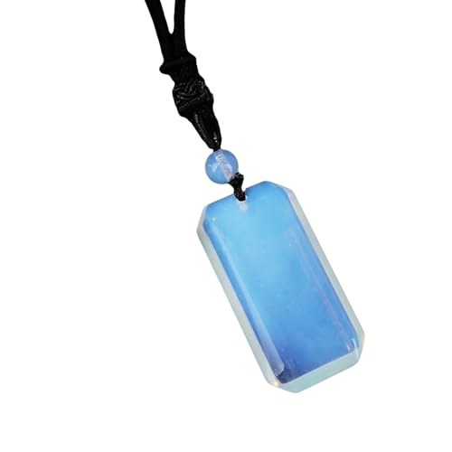 THINCAN Glatt Geschnitten Natürliche Edelsteine Verstellbare Halskette Bequemer Schmuck Spezielle Geschenkstein Halskette Für Empfindliche Haut von THINCAN