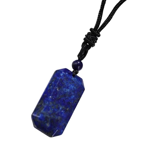 THINCAN Glatt Geschnitten Natürliche Edelsteine Verstellbare Halskette Bequemer Schmuck Spezielle Geschenkstein Halskette Für Empfindliche Haut von THINCAN