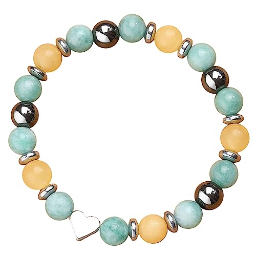 THINCAN Herren Armbänder Natursteinarmband Perlen Elastizität Armband Frauen Schmuck Natursteinmaterial Geschenk Für Frauen von THINCAN