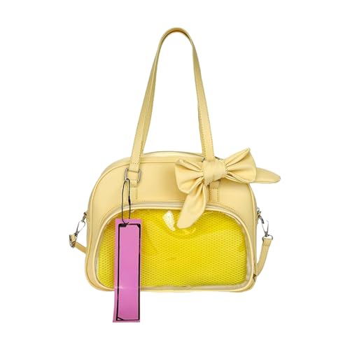 THINCAN Japanische Stile Crossbody Tasche Für Stecknadel Display Schöne Bögen Itabag PU Leder Umhängetasche Handtasche Handtasche Frau Schulter PU Leder Messenger Itabag Schöne Bögen Crossbody von THINCAN