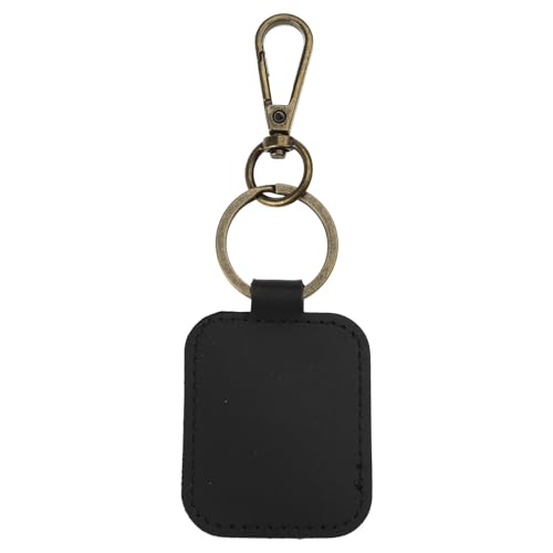 THINCAN Kompakte Lederringe Organisatoren Keyring Delicate Leder Schlüsselringhalter Tragbare Reisekoffer Für Ringe Und Juwelier Fitness Ringbeutel von THINCAN