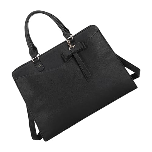 THINCAN Laptop Tasche Für Frauen PU Lederumbeltaschen Business Office Work Tasche Computer Handtasche Leichtes Top Geldbörse Stylish Geschäft von THINCAN