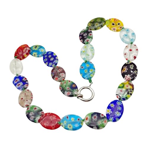 THINCAN Leicht Einstellbare Perlen Halskette Auffällige Perlen Halskette Zartes Neckketten Accessoire Für Mode Enthusiasten Einzigartige Geschenk Für Sie von THINCAN