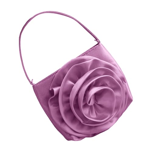 THINCAN Luxuriöse Handtasche Mode Flower Abendtasche Für Abschlussballveranstaltung Und Besonderen Anlass Mit Abnehmbarem Schultergurt Retro Abendkupplung von THINCAN