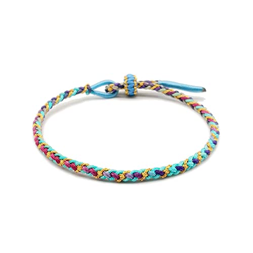 Mehrfarbiges Glücksarmband Für Männer Frauen Glückliche Amulett Knoten Armband Websen Faden String Armband Für Freund Und Paar von THINCAN