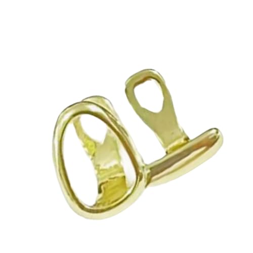 THINCAN Messing Elektroplated Edelstahl Körperschmuck 1 9 Cm Doppelton Langhantel Leichte Raffinierte Zähne Piercing Für Männer Frauen von THINCAN