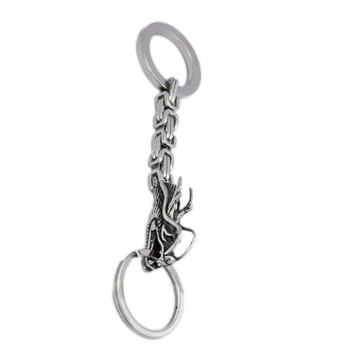 THINCAN Mode Dargon Head Keychain Geldbeutel Anhänger Modeschlüsselschmuck Geeignet Für Jugendliche Mode Enthusiasten Anwesend von THINCAN