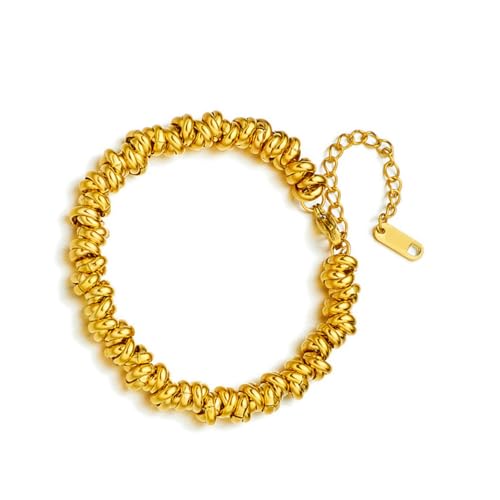 THINCAN Mode Runde Perlenarmbandhandwerk Von Robusten Stahlmaterialien Schmuckzubehör Für Stilvolle Outfits Der Haltbarkeit von THINCAN