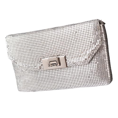 THINCAN Mode Schwarze Aluminium Abendtasche Für Moderne Frauen Die Nach Stilen Suchen Und Hochwertige Softfutter Schützen Habseligkeiten Hochzeitskupplung von THINCAN