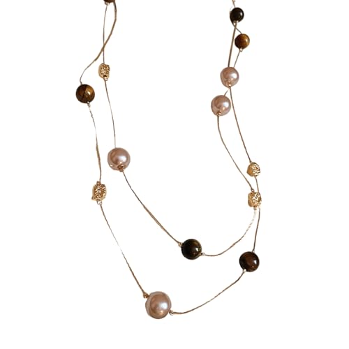 THINCAN Moderne Styles Sonnenanhänger Halskette Schlüsselbeinkette Mit Edelstahlkette Und Naturstein Die Natursteinschmuck Für Frauen Detailliert Haben von THINCAN