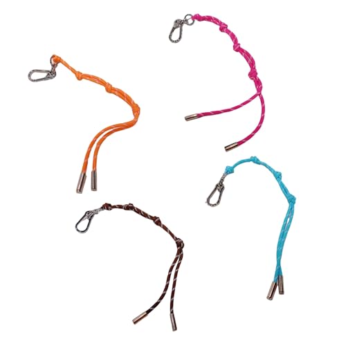 THINCAN Pack Von 4 Seilschlüsselringen Stylish Seil Keychain Mode Key Schmuckschlüsselhalterschlüssel Clip Für Den Täglichen Gebrauch Geeignet von THINCAN