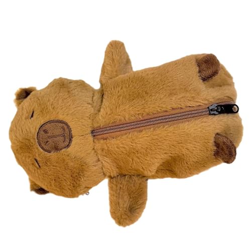 THINCAN Plüsch Tierstifttasche Große Kapazität Bleistift Gehäuse Leichtgewicht Stiftbeutel Pen Organisatoren Tasche Für Studentisches Kind von THINCAN