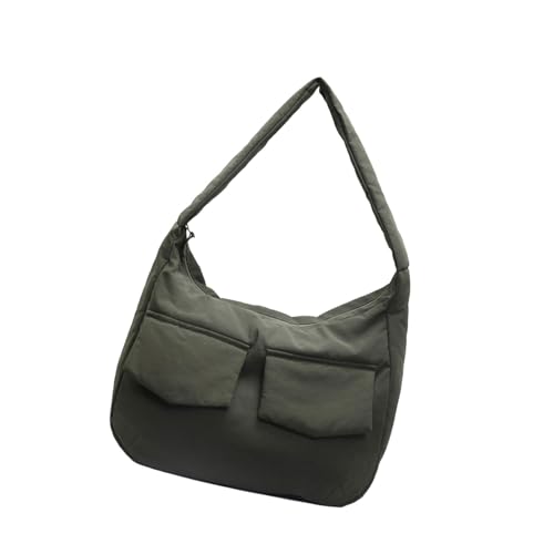 THINCAN Praktische Nylon Umhängetasche Unisex Crossbody Bags Casual Satchel Mit Mehreren Fächern Für Arbeit Oder Reiseschule Buchbeutel von THINCAN