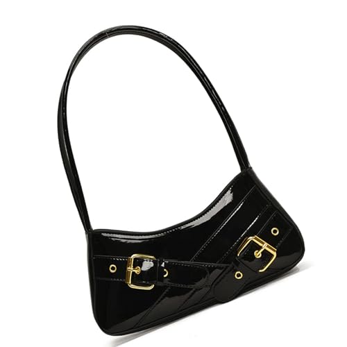 THINCAN Punkstile Achselbeutel Für Frauen Handtasche Trendy Umhängetasche Retro Unterarm Shopping Mode Pendeln Frauen Schulter Mode Achsel von THINCAN