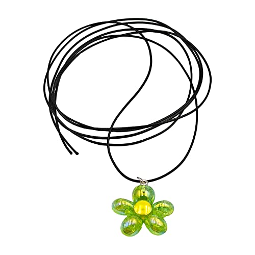 THINCAN Schlüsselbeinkette Anhänger Halskette Für Frauen Handgefertigt Acrylkette Chokers Halsketten Mädchen Mode Schmuck von THINCAN