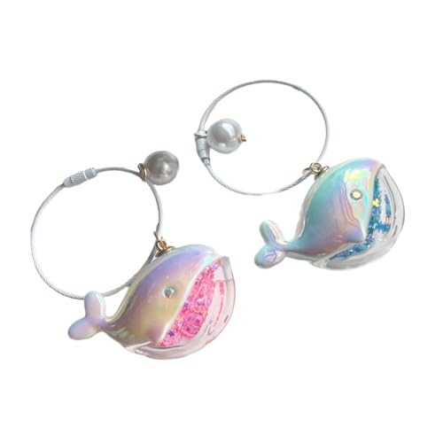 THINCAN Set Von 2 Stilvollen Walschlüsselkäse Set Eckfangschlüsselschmuck wasserdichte Schlüsselringe Für Jugendliche Trendsetter Geeignet von THINCAN