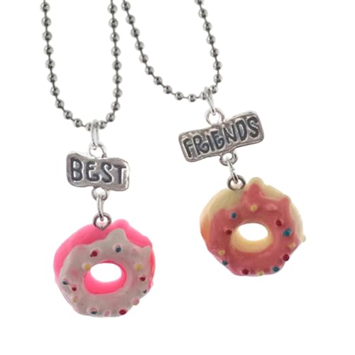 Set Von 2 Süßen Dessert Und Kuchen Anhänger Halskettenschmuck Ideal Zum Feiern Der Freundschaft Zwischen Frauen Und Teenagern von THINCAN