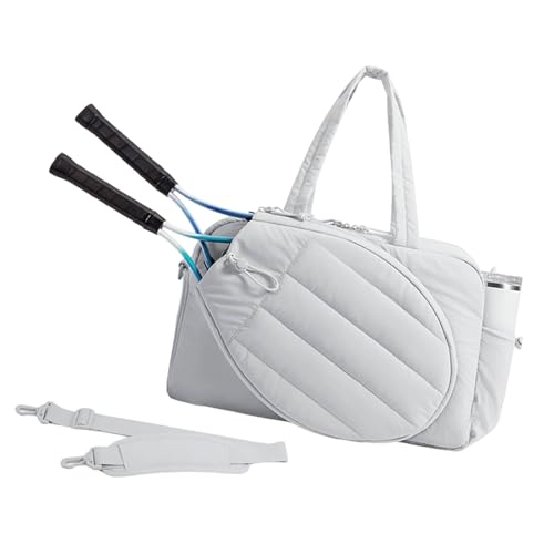 THINCAN Sportlich Unisex Carryall Mit Dediziertem Ball Aufbewahrung Verdickter Griffe Schultergurt Perfekt Für Tennis Übungsreisen Gepolsterte Schläger Aufbewahrungstasche THINCAN Sportlich Unisex Carryall Mit Dediziertem Ball Aufbewahrung Verdickter Griffe Schultergurt Perfekt Für Tennis Übungsreisen Gepolsterte Schläger Aufbewahrungstasche von THINCAN