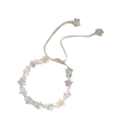 THINCAN Sternarmband Leichtes Armband Kristallsternarmband Kissenarmband Einstellbares Armband Schmuck Für Frauen Mädchen von THINCAN