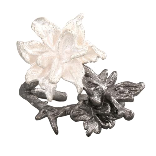 THINCAN Stilvolle Mandalas Robuste Messingringe Vielseitiger Und Einstellbares Schmuckzubehör Für Alltägliche Freizeitkleidung von THINCAN