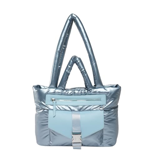 THINCAN Stilvolle Puffer Schulter Geldbörse Mit Geräumiger Innen Und Multi Kompartiment Handtasche Für Arbeitspendler Und Reisen Verwenden Sie Frauenarbeit Handtasche von THINCAN