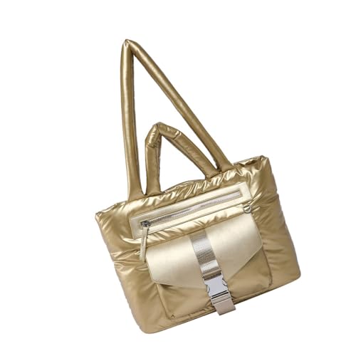 THINCAN Stilvolle Puffer Schulter Geldbörse Mit Geräumiger Innen Und Multi Kompartiment Handtasche Für Arbeitspendler Und Reisen Verwenden Sie Frauenarbeit Handtasche von THINCAN