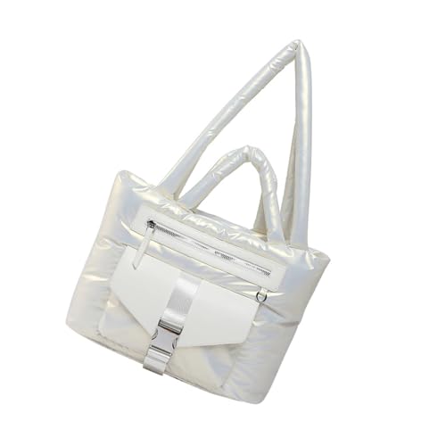 THINCAN Stilvolle Puffer Schulter Geldbörse Mit Geräumiger Innen Und Multi Kompartiment Handtasche Für Arbeitspendler Und Reisen Verwenden Sie Frauenarbeit Handtasche von THINCAN