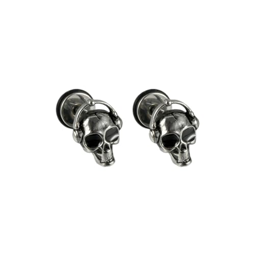 THINCAN Stilvoller Edelstahl Schädel Ohrschmuck Goth Ohrringe Sternohrohrohrohr Ohrschmuck Für Tägliches Outfit Und Party Geeignet THINCAN Stilvoller Edelstahl Schädel Ohrschmuck Goth Ohrringe Sternohrohrohrohr Ohrschmuck Für Tägliches Outfit Und Party Geeignet von THINCAN