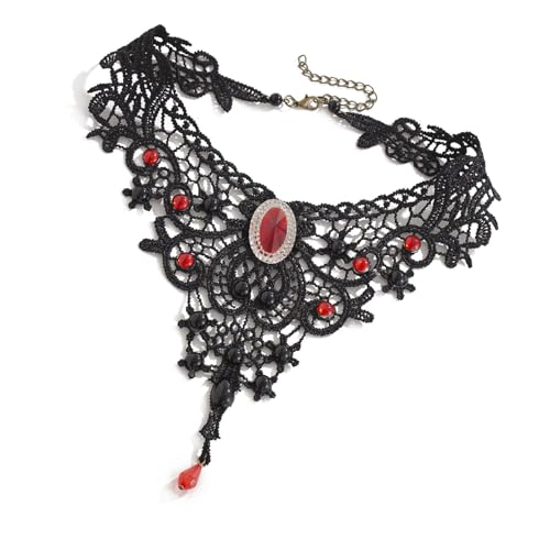THINCAN Stylish Gothic Halskette Geometrische Spitzenschlüsselblöcke Kette Für Frauen Halloween Neck Kette Punk Styles Partyzubehör Elegant Choker THINCAN Stylish Gothic Halskette Geometrische Spitzenschlüsselblöcke Kette Für Frauen Halloween Neck Kette Punk Styles Partyzubehör Elegant Choker von THINCAN