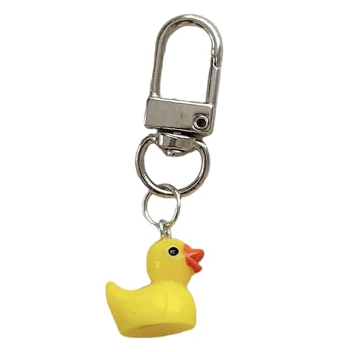 THINCAN Trendy Duck Mobile Chain Tragbarer Tierschlüsselhänner Harz Harz Schlüsselrückschüsse Modische Taschen Und Brieftaschen Verzierung von THINCAN