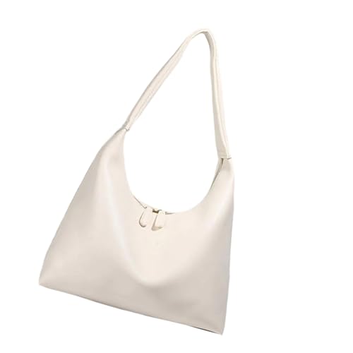 THINCAN Umhängetasche Für Frauen Trendy Einfache Hobos Handtasche PU Leder Achselstärke Mode Clutches Tasche Mit Reißverschluss Abschluss Umhängetasche Für Frauen von THINCAN