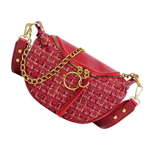 THINCAN Umhängetaschen Frauen Leder Toted Handtaschen Unterarmtaschen Casual Crossbody Bags Clutches Geldbörsen Mit Abnehmbaren Gurten Unterarm Für Frauen von THINCAN