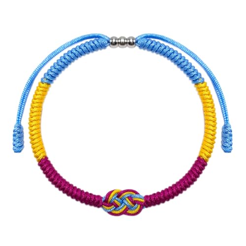 THINCAN Unisex Trendy Baumwollarmband Tragbares Handgefertigtes Seil Rosthangle Für Sportbegeisterte Und Reiseliebhaber Täglich Gebrauch von THINCAN