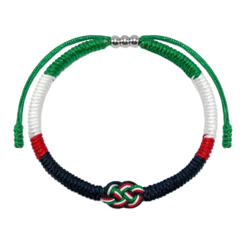 THINCAN Unisex Trendy Baumwollarmband Tragbares Handgefertigtes Seil Rosthangle Für Sportbegeisterte Und Reiseliebhaber Täglich Gebrauch von THINCAN