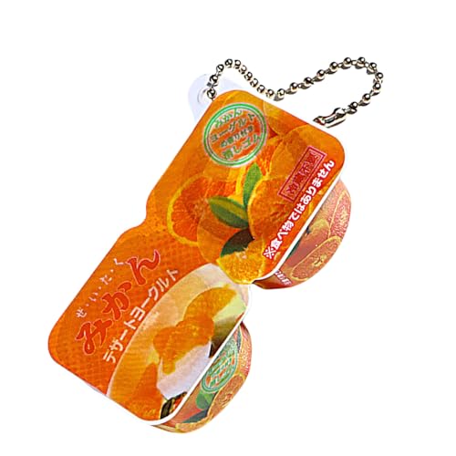 Unterhaltsame Und Sichere Joghurtsimulation Schlüsselbund Mit Elastischen Gefühl Tragbarem Zubehör Für Tägliche Gebrauch des Alltags Stressmanagement von THINCAN