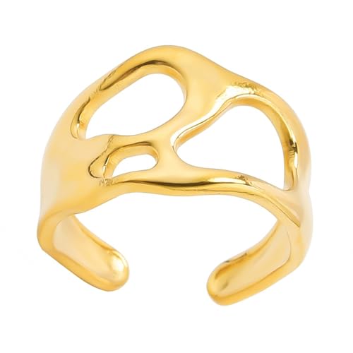 THINCAN Verstellbare Ringe Mode Fingerschmuck Eröffnung Ringe Legierungstextur Für Tägliche Und Party Verschiedene Anlässe Geeignet THINCAN Verstellbare Ringe Mode Fingerschmuck Eröffnung Ringe Legierungstextur Für Tägliche Und Party Verschiedene Anlässe Geeignet von THINCAN