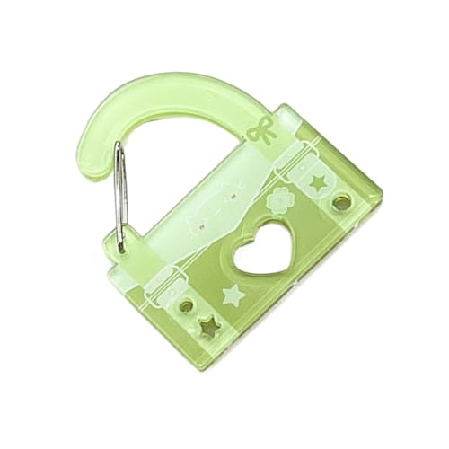THINCAN Zeitgenössischer Hohlauslöser Acrylschlüsselketten Praktische Geldbörsen Dekoration Schlüsselhalter Beutel Anhänger Für Rucksacks Schulversorgung Auffällige Acryl Schlüsselhalter von THINCAN